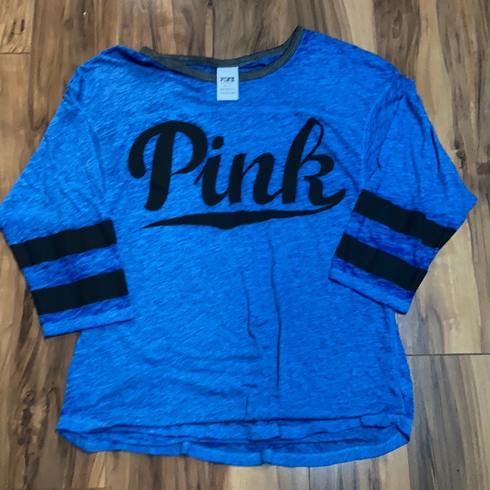 Pink 3/4 sleeve tee